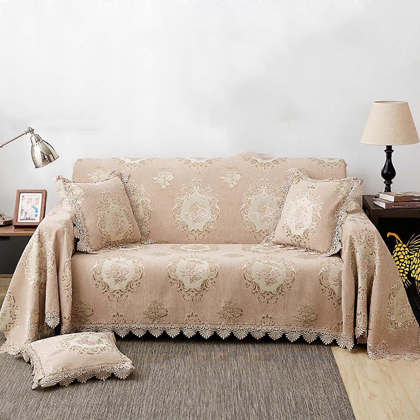 Sofahusse Sofa Cover Chenille Couch Throw ScratchResistant Protector 71x102in