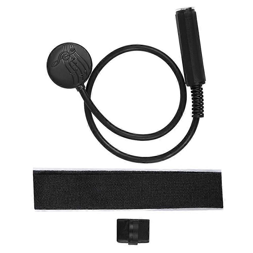 Folk Guitar Piezoelectric Pickup Multi Function Acoustic Instrument Pickup Self Adhesive Easy Install Durable Replacement for Guitar Ukulele