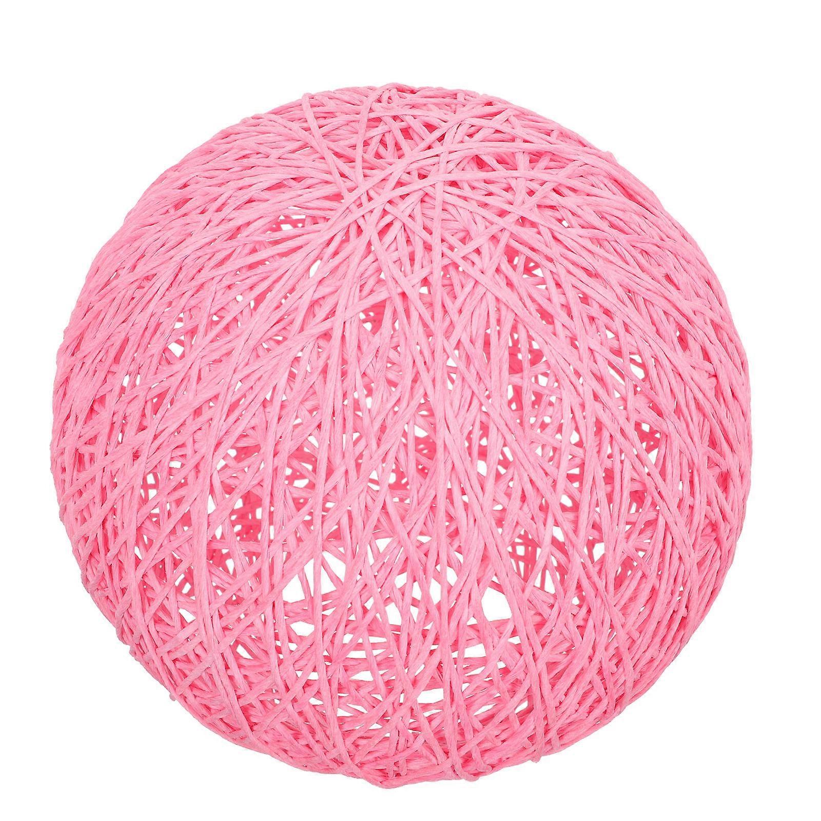 Rattan Ball Lampshade Paper Lamp Shade for Home Chic Table Light Cover