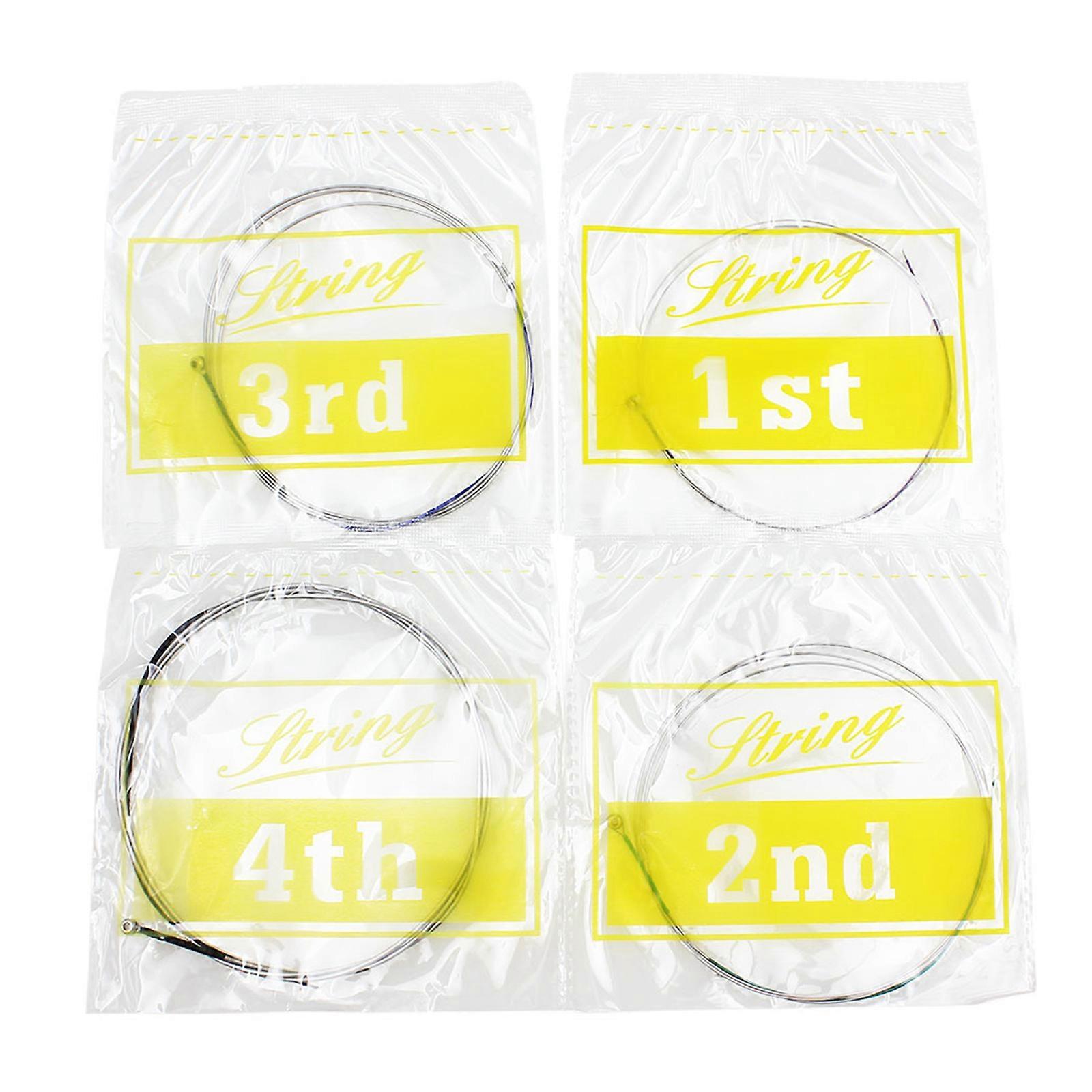 Cello Strings Set Steel Core Wrap Nickel Silver Replacement Strings CGDA Strings Musical Instrument Accessories Multicolor