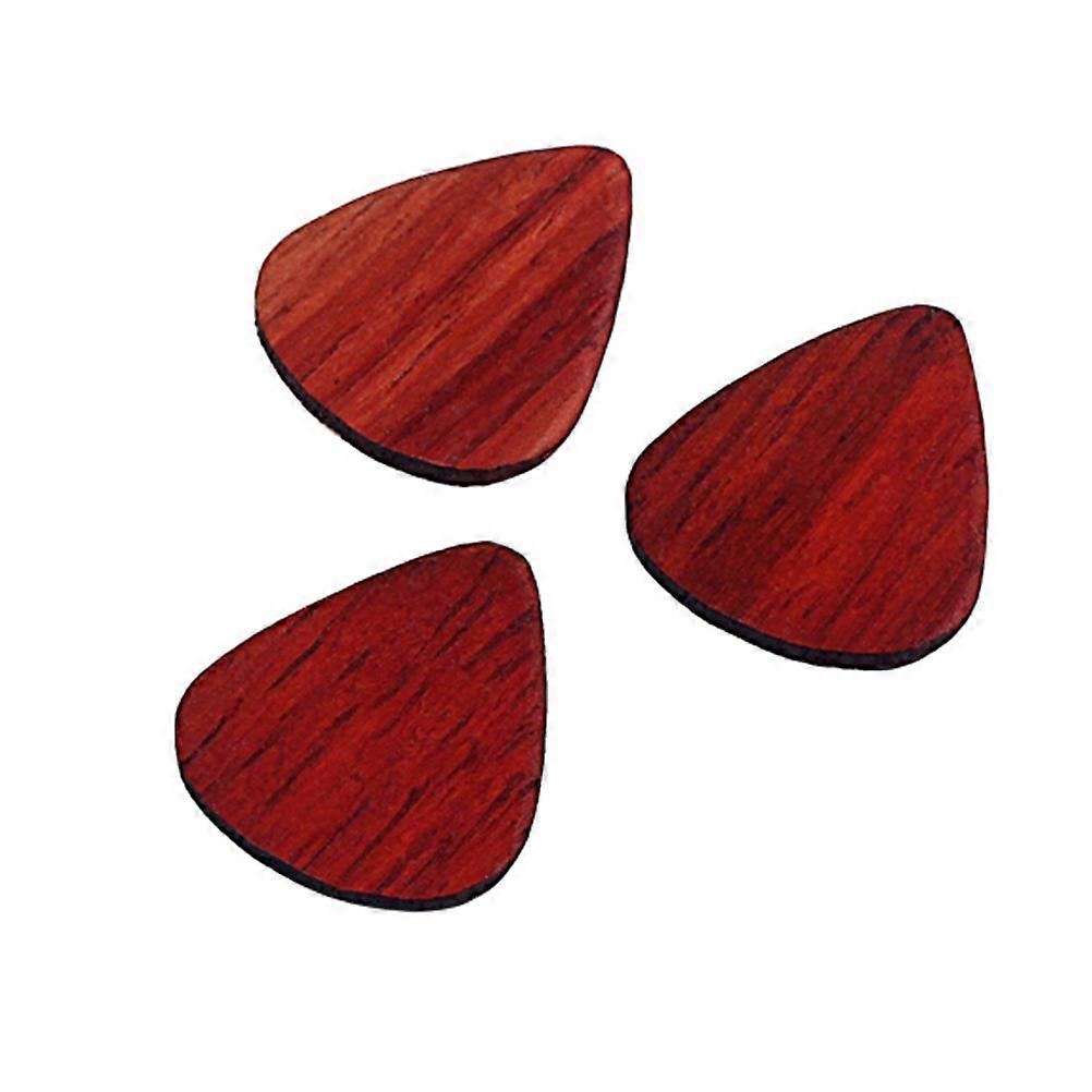 Guitar Pick Bass Guitar Plectrum Musicians Durable Replacement Red 3Pcs