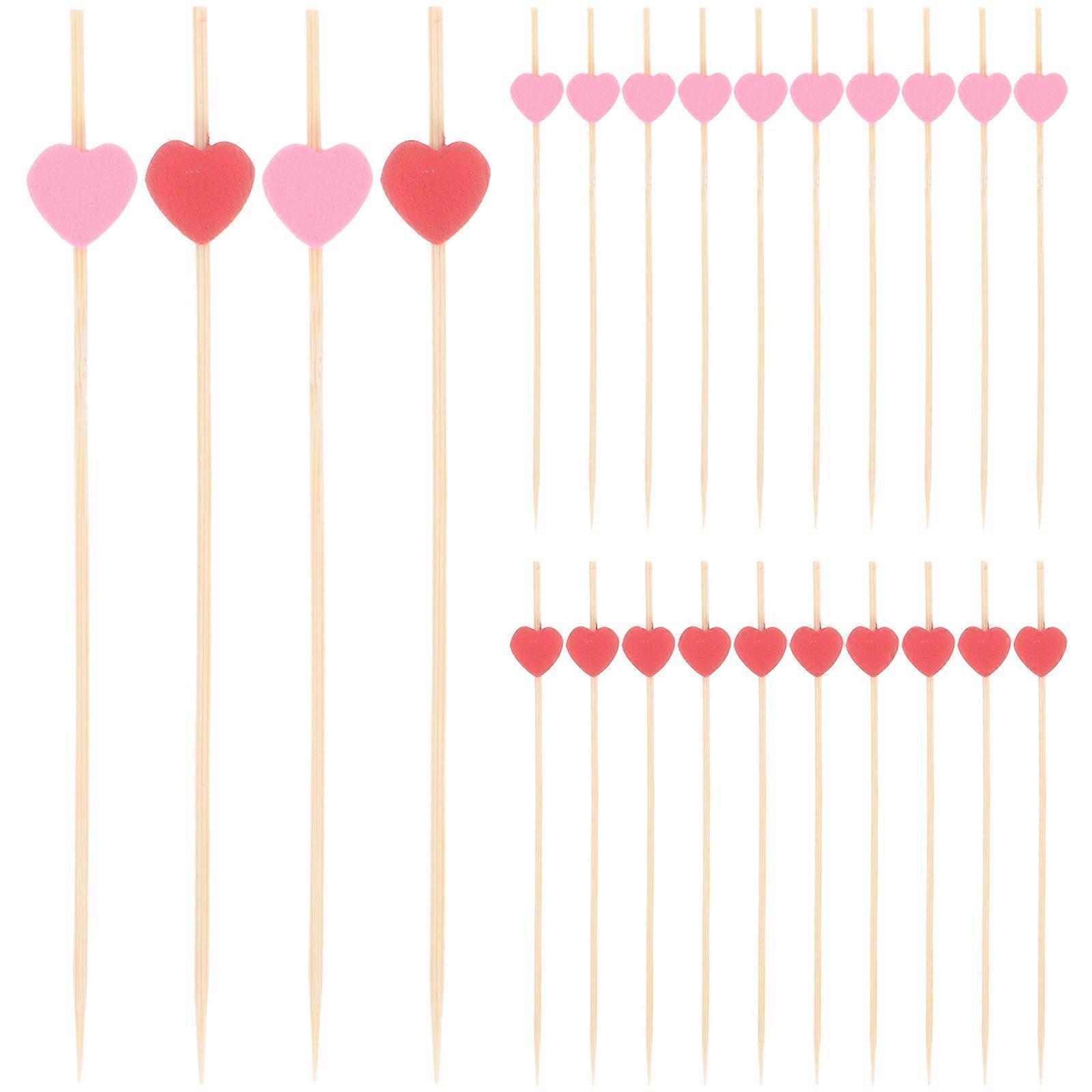 ディナーパーティーテーブルアクセサリーフルーツデコレーションピック木製300個