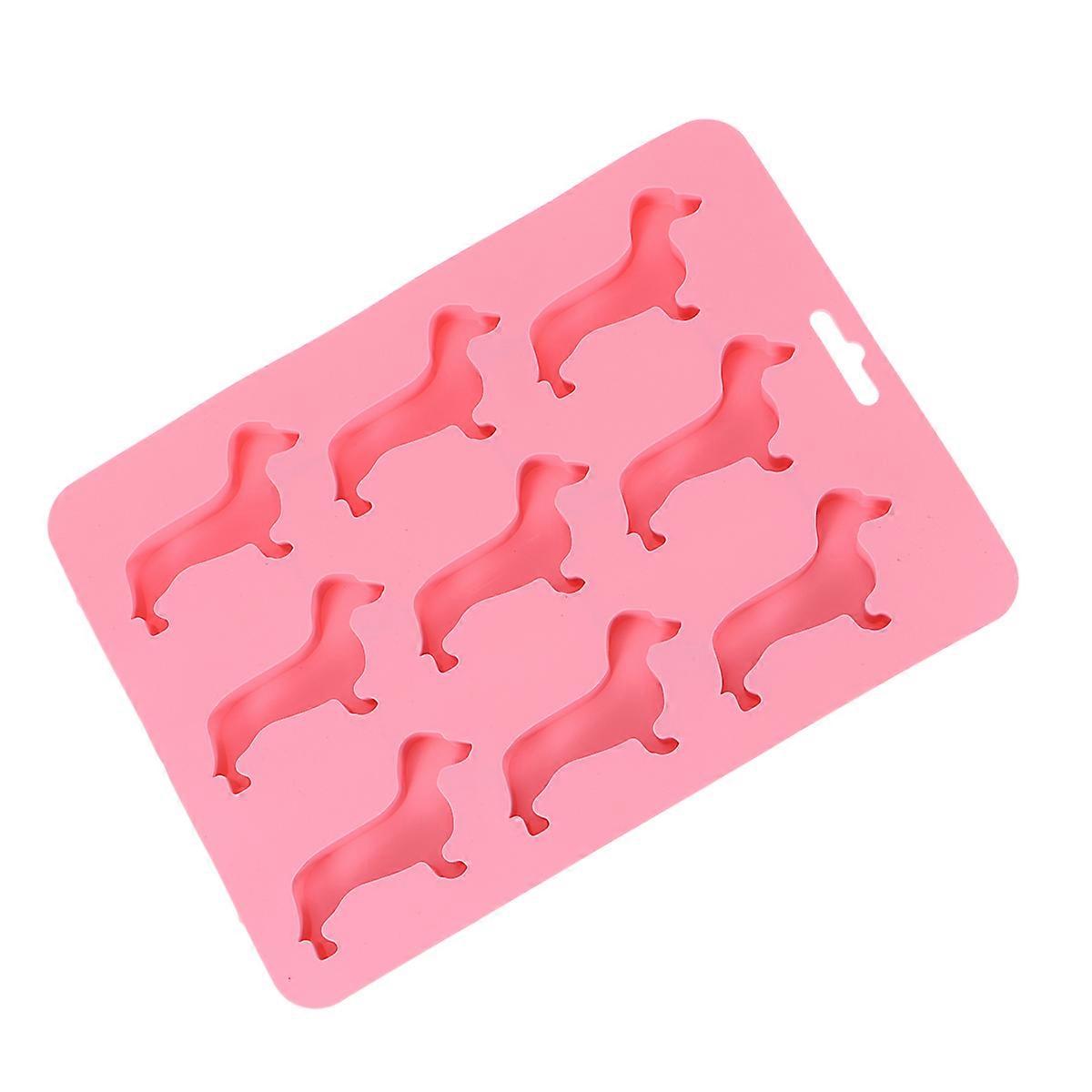 Ice Maker Tray Reusable Easy Releaseice Mold For Diy Cooking Baking Craft Creation Pink 1Pcs