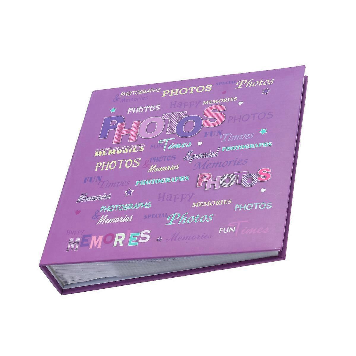 Memories Album Creative Photo Album Purple Square Loose-Leaf Design Memory Storage Valentines Day 1Set