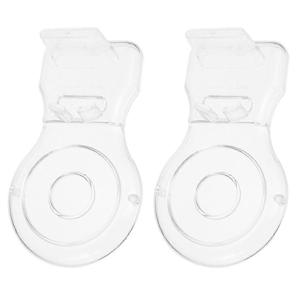 Acrylic Coffee Mug Set with Stand for Display, Transparent Cup Holder and Saucer Organizer, 2pcs