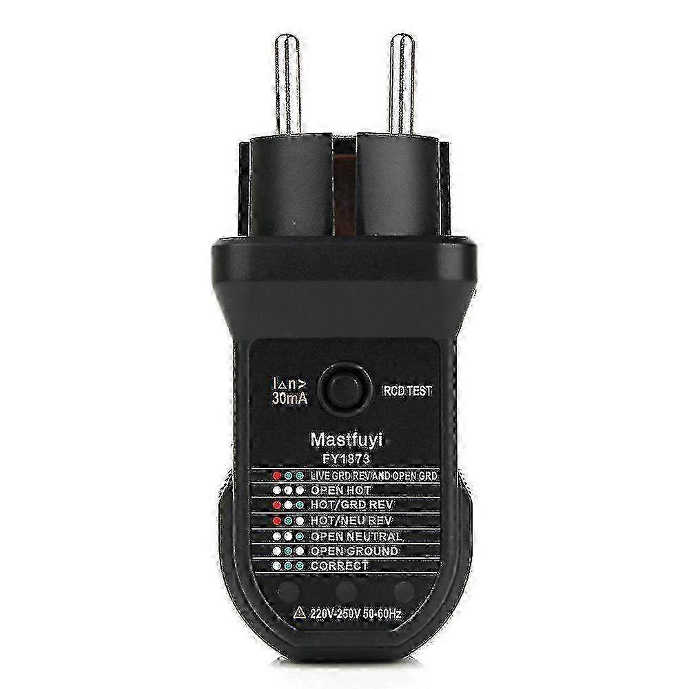 Advanced RCD Electrical Socket Tester & Leakage Detector - Essential Safety Tool for Home & Professional Use