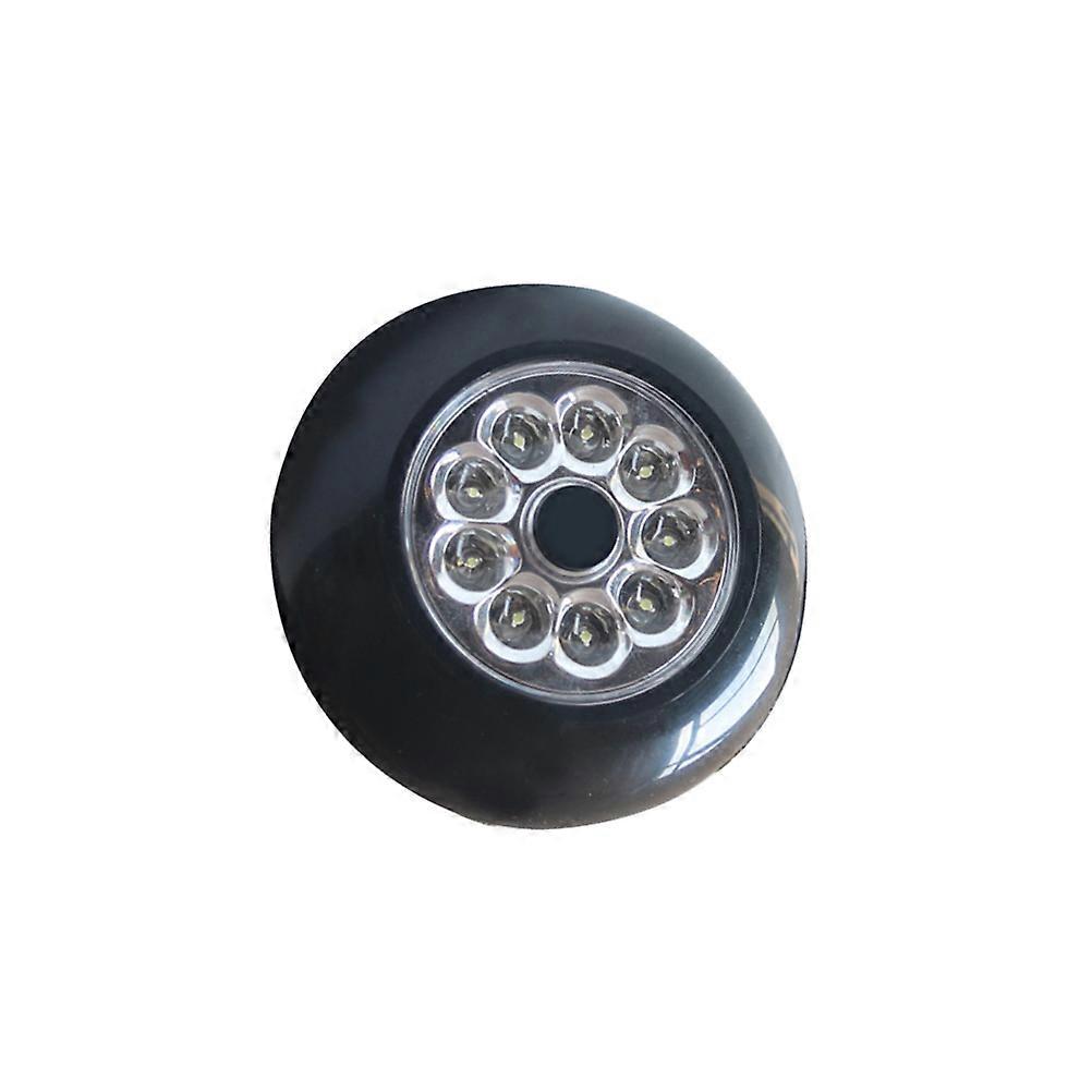 Car Ceiling Reading Light with Touch Control for Home and Car Use Made of ABS PC Black