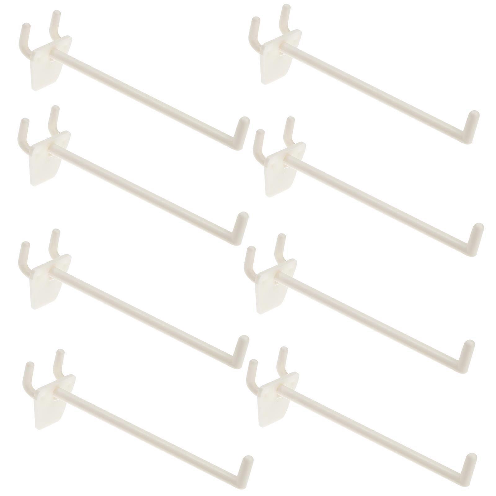 100Pcs Pegboard Hooks Utility Hooks For Homeowners Garage Display High Capacity Beige ABS Material