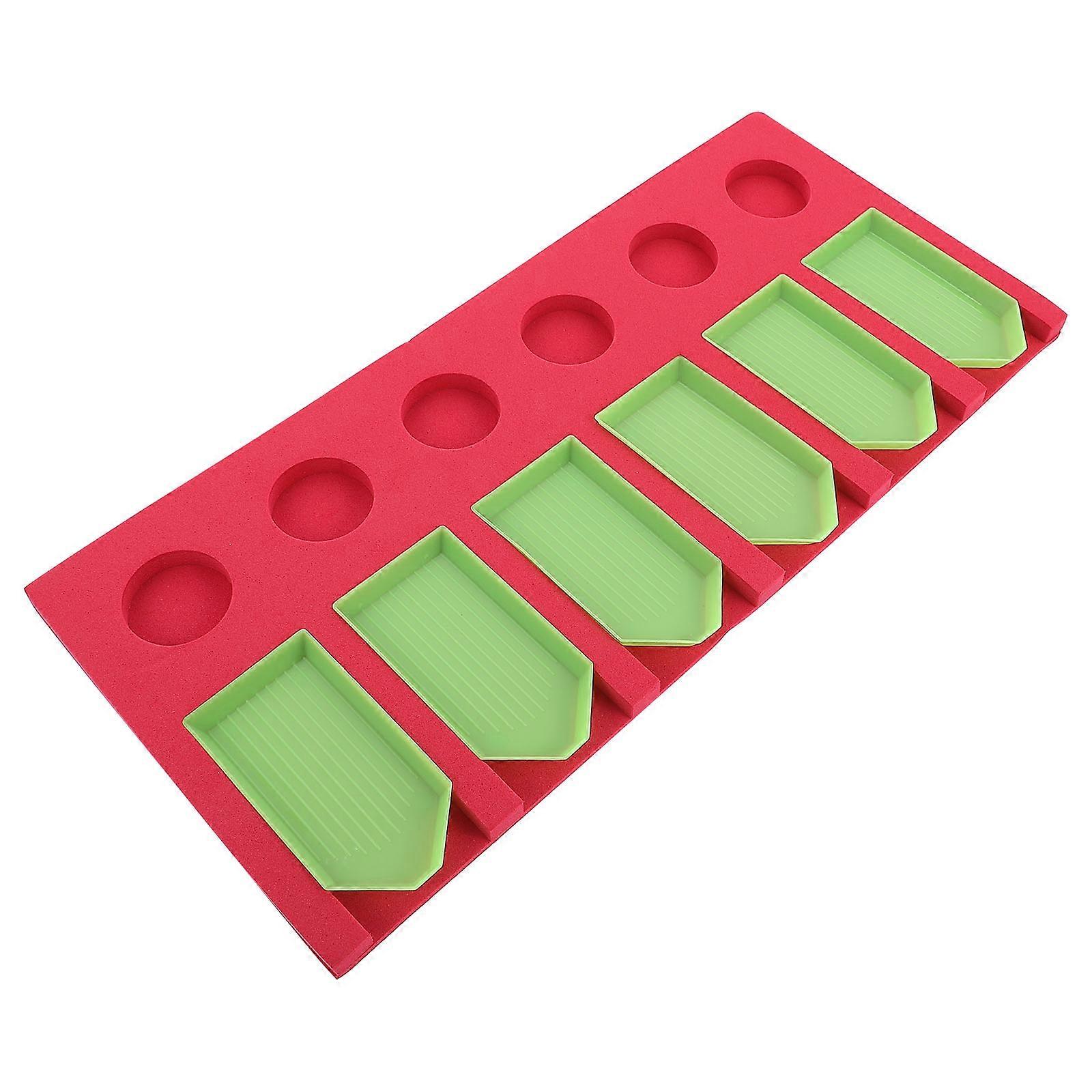 Red Foam Diamond Trays for Storage Keep Beads and Diamonds Organized with Detachable Design 1 Set