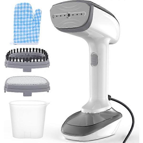 Powerful Handheld Steam Iron, 1200W with Fast Ceramic Heating Plate, 2 in 1 Ironing and Garment Steamer