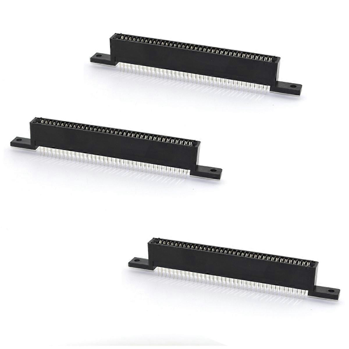 3X 72 Pin Connector Adapter Replacement 72Pins 72 Pin Card Slot for Entertainment System for Clone C