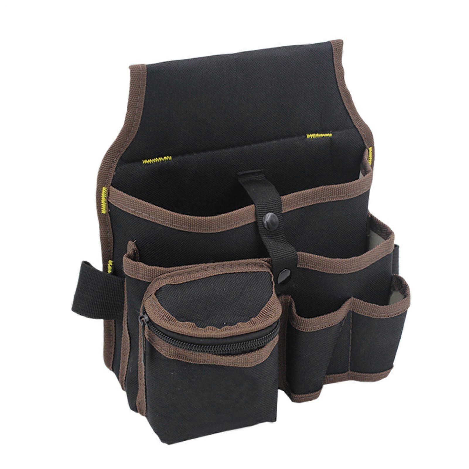 Tool Bag Electrician Waterproof Waist Pouch With Multiple Compartments For Handymen Gardeners Carpenters