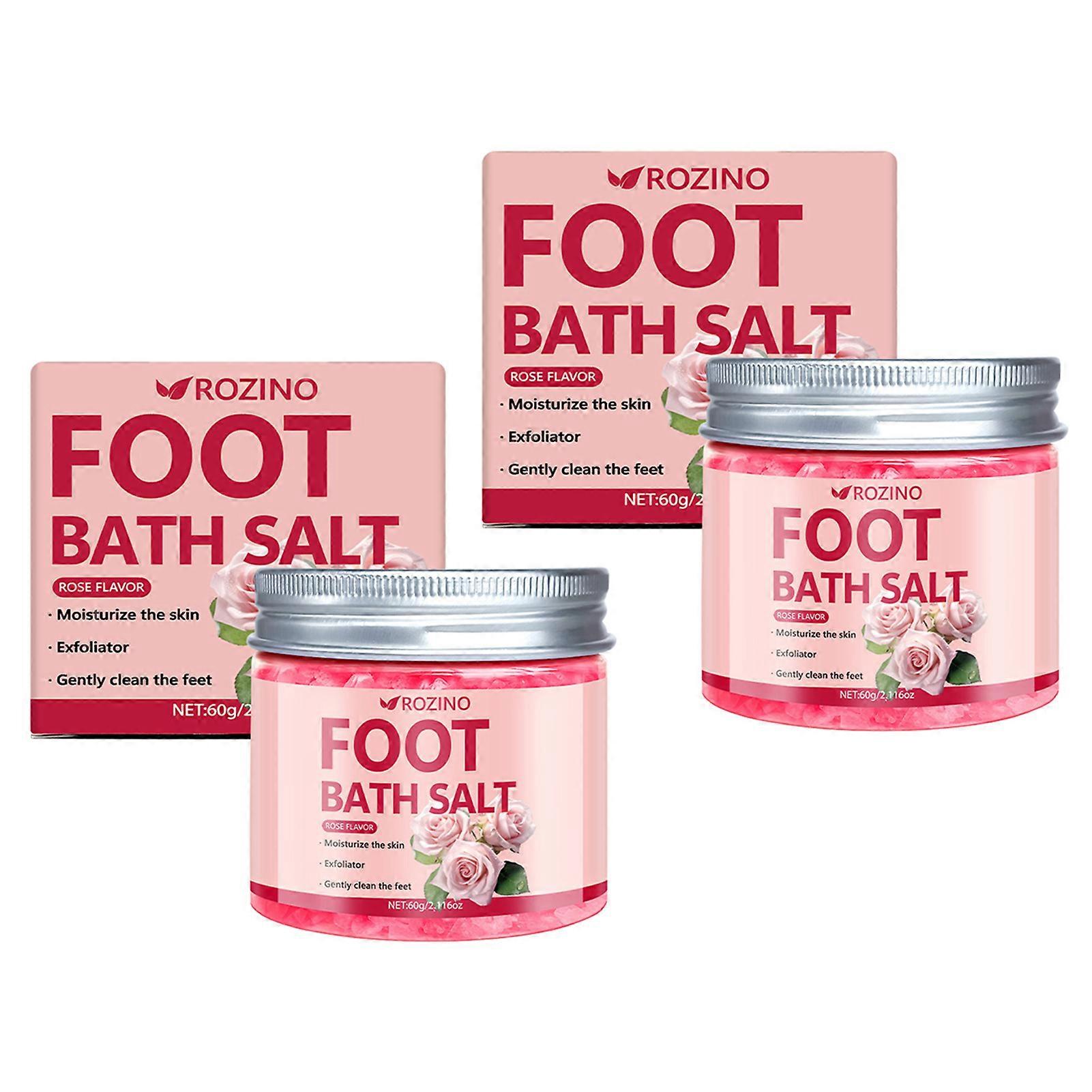 Rose Infused Sea Salt Bath Salt Rich In Rose Extract Deep Cleansing Soak Salt for Manicure Pedicure