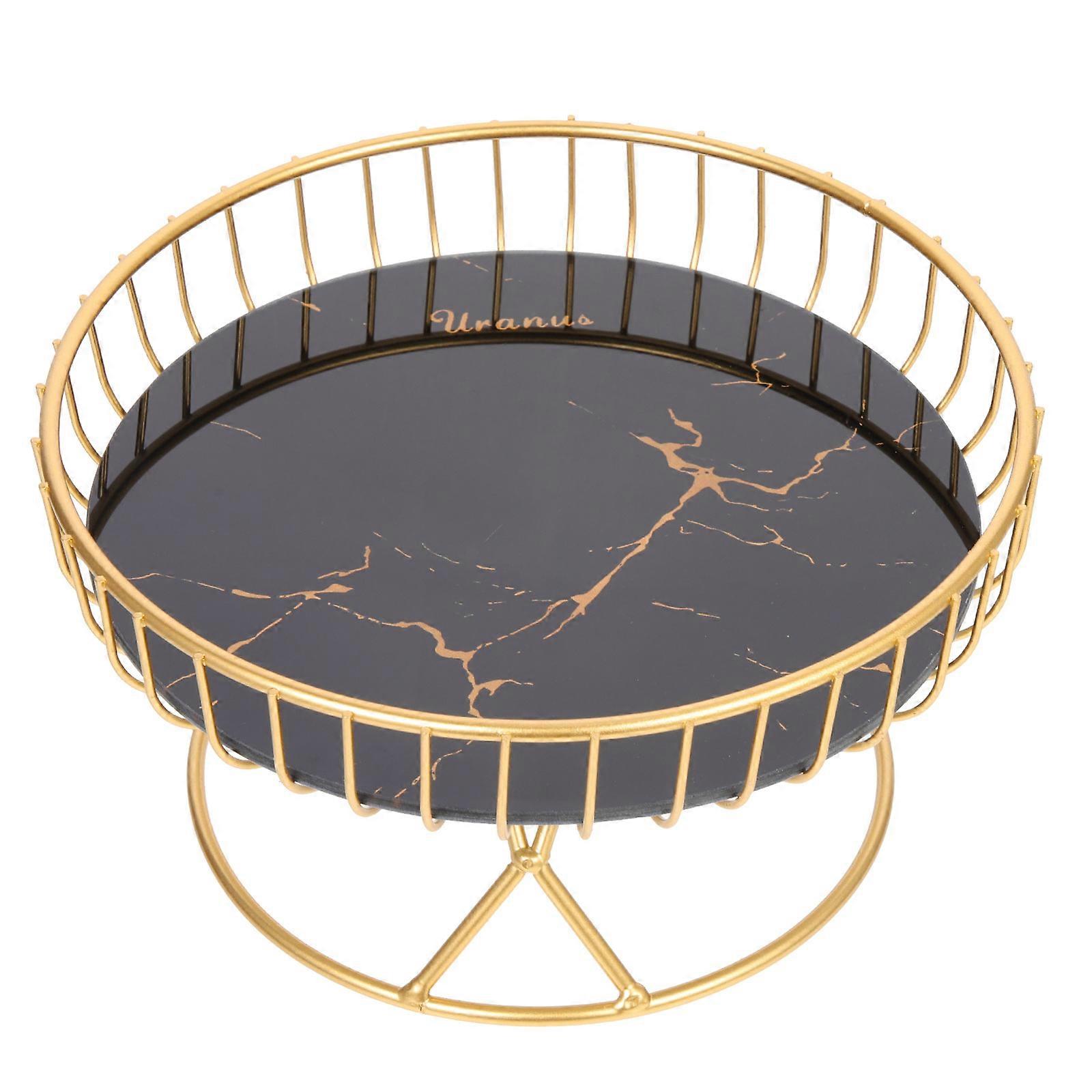 Multi Functional Iron Storage Bowl & Serving Tray – Compact Decorative Basket for Fruits, Vegetables – Easy to Clean & Store Design for Home, Kitchen