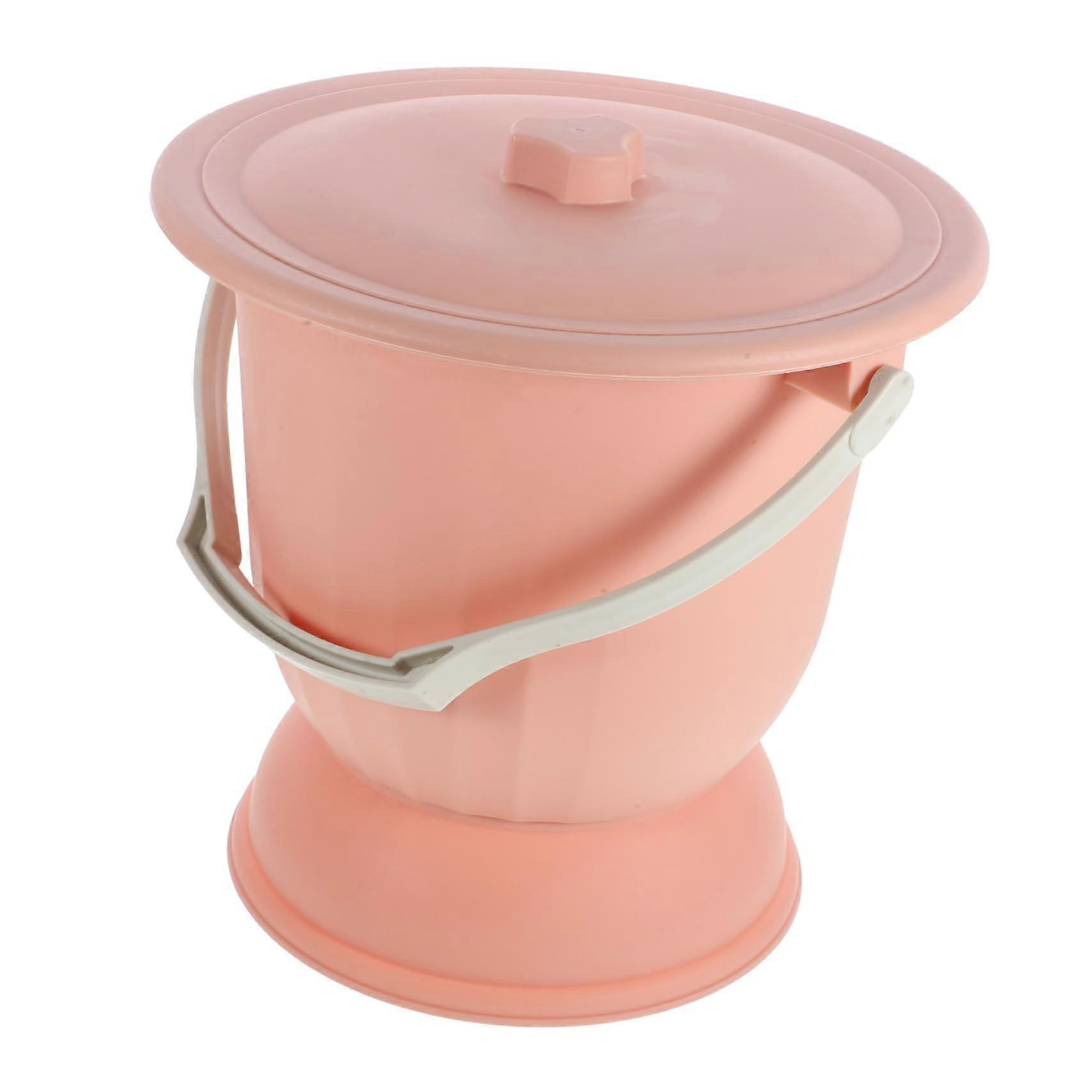 Portable Toilet for Adults - High-Quality Night Urinal with Lid, Odor-Proof, and Durable for Home and Travel Use