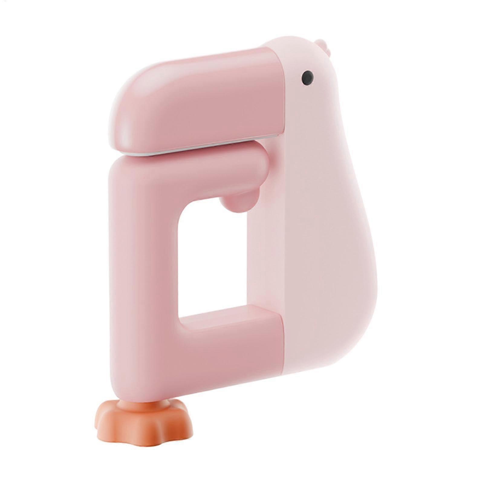 Clampstyle headphone holder for school, home, pink.