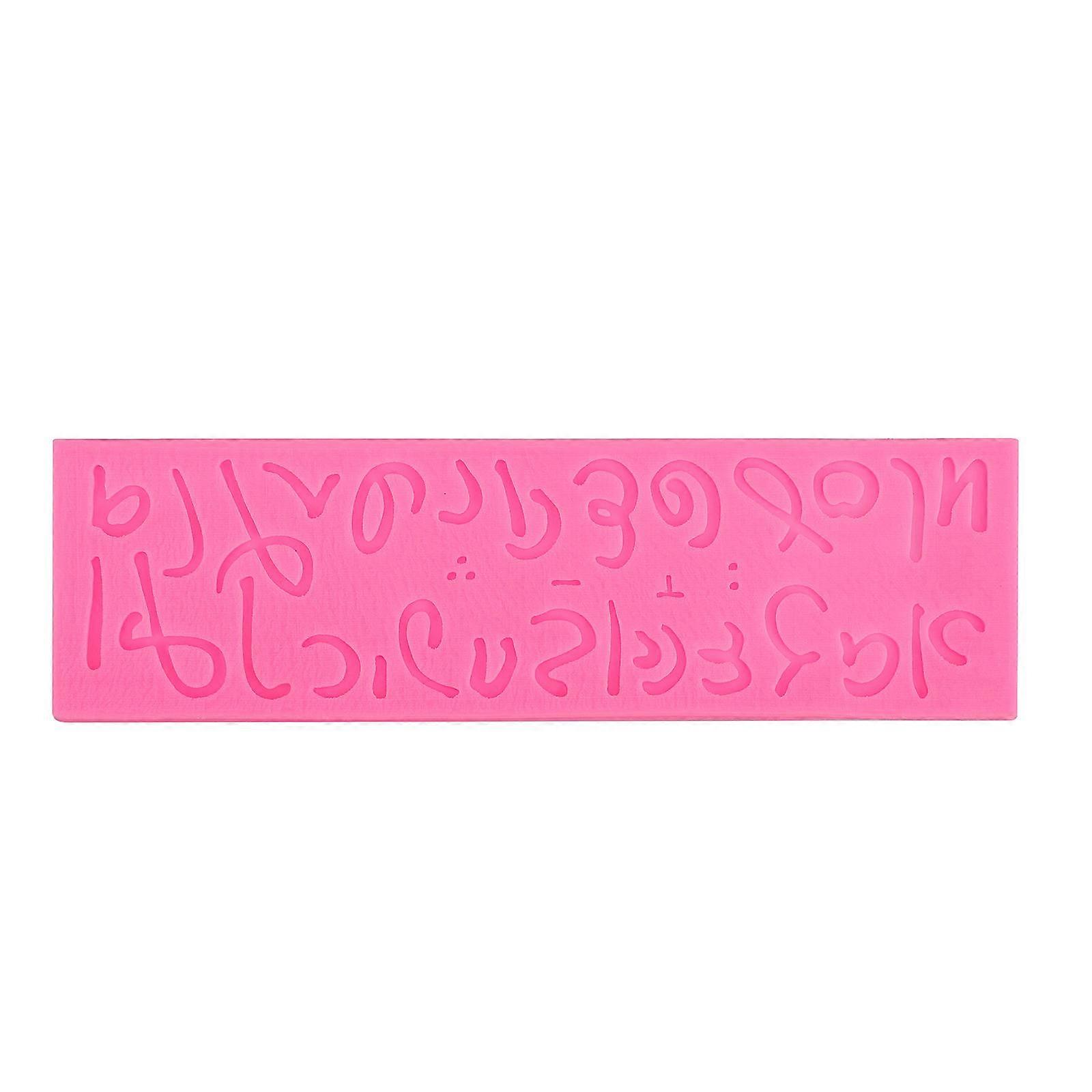 Silicone Mold Featuring Israel Letter Design For Effective Cake Decor And Candy Making In Rosy Color 1Pc