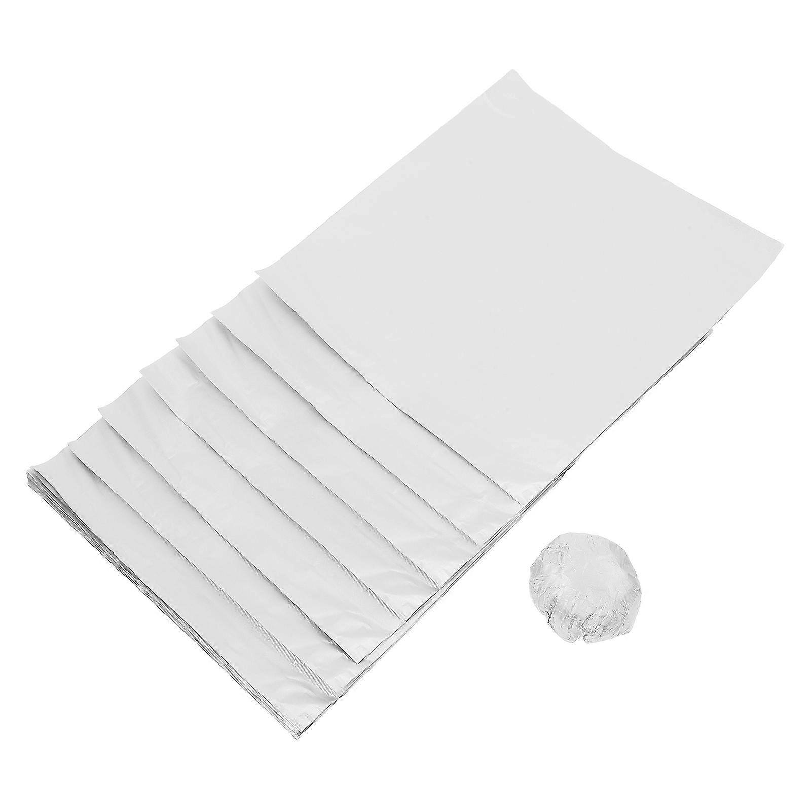 Aluminum Foil Candy Wrappers Versatile Chocolate Wrapping Sheets for Parties, Homemade Treats, Sweets & Desserts Celebrations (100pcs)