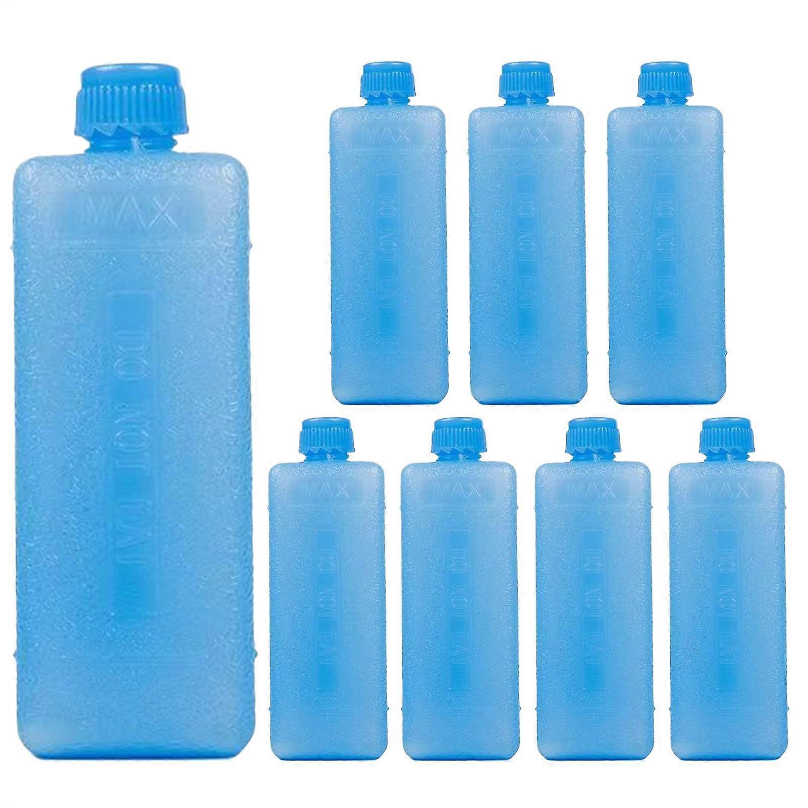 Reusable ice packs for coolers, portable freezer packs  8 cooling crystal ice boxes