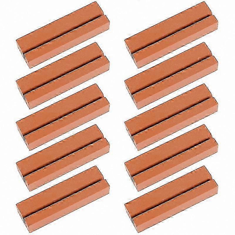Rustic Wooden Card Display Stands - 10 Pieces for Events and Home Decor