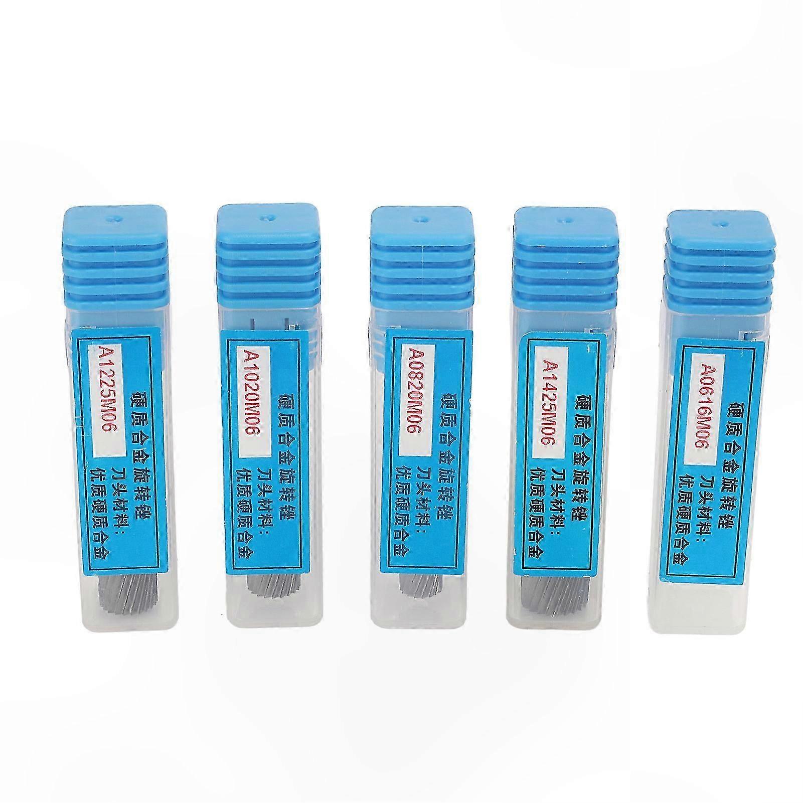 5-Piece Carbide Burr Set with 6mm Shank for Engraving, Polishing, and Drilling Operations