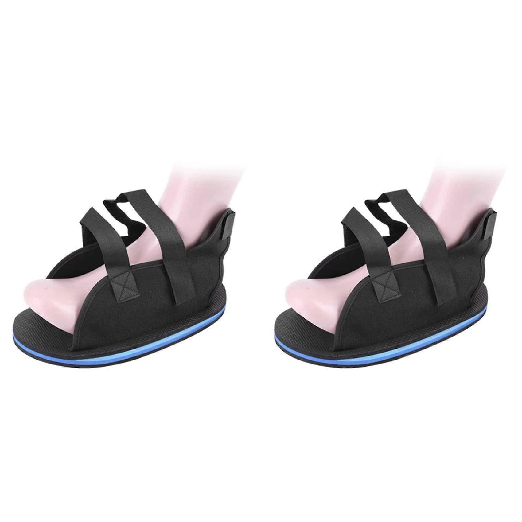 Post Op Shoe 2-Pack For Foot Fracture Recovery, Walking Shoe With Ankle Joint Support, Pain Relief, XL