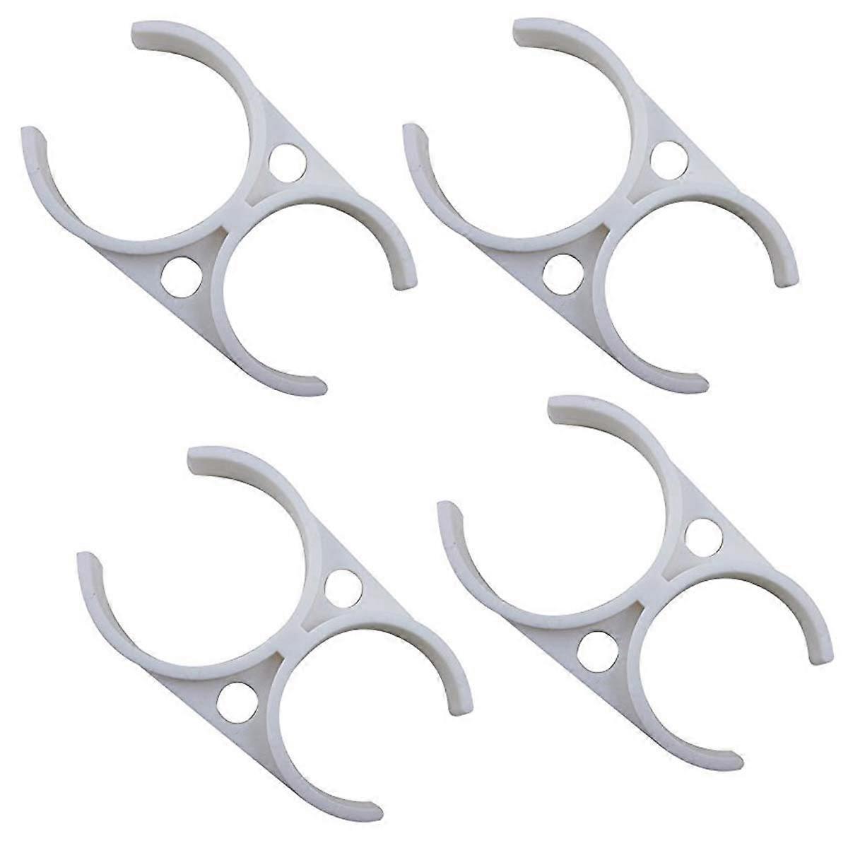 Reverse Osmosis RO Housing Double Clip Clamp Bracket Set 4 Pack 2.0" x 2.0" for Water Filter