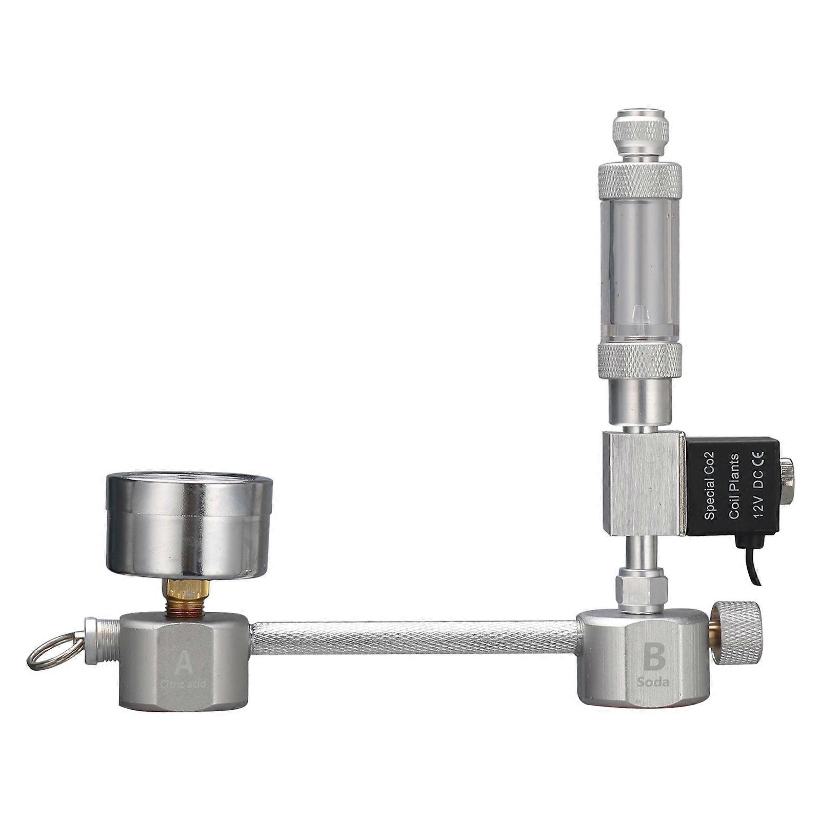Aquarium DIY CO2 Generator System Kit CO2 Generator System with Sole Valve Bubble Counter & Check Carbon Dioxide Reactor Kit for Plants Aquarium