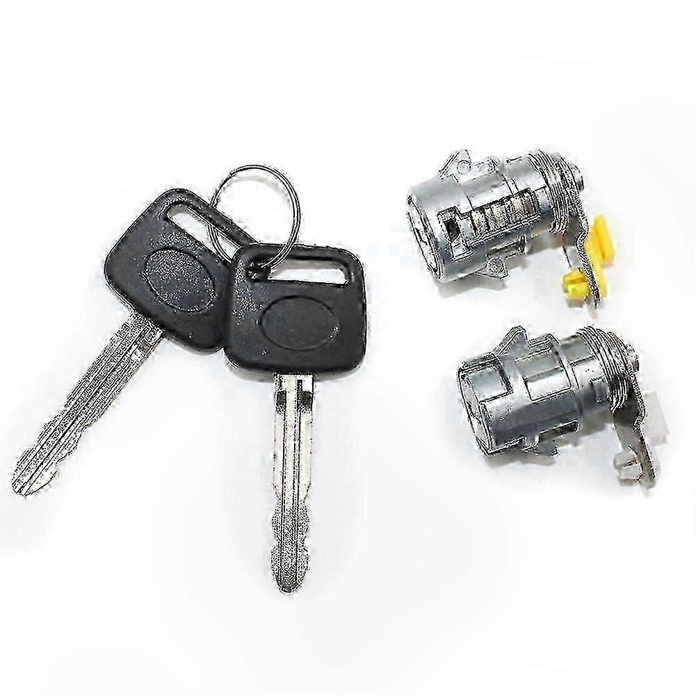 Universal Door Lock Cylinder Set with Keys for 89-95 Pickup and 89-98 4Runner Vehicles
