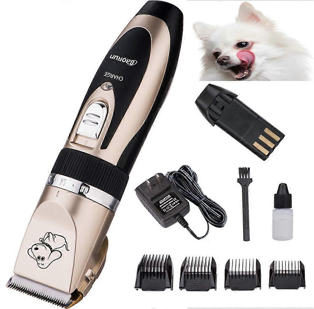 Low Noise Pet Clippers Rechargeable Cordless Cat And Dog Grooming Clippers Professional