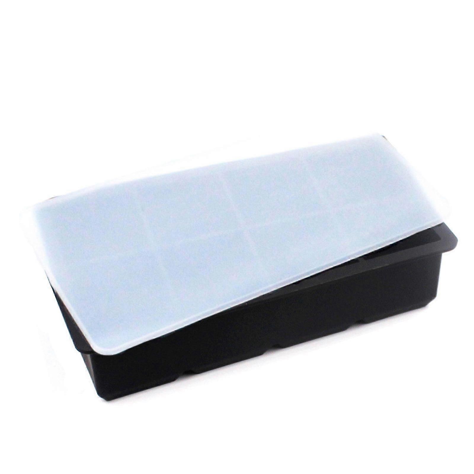 8-Grid Silicone Ice Cube Tray Whiskey Cocktails Popsicles