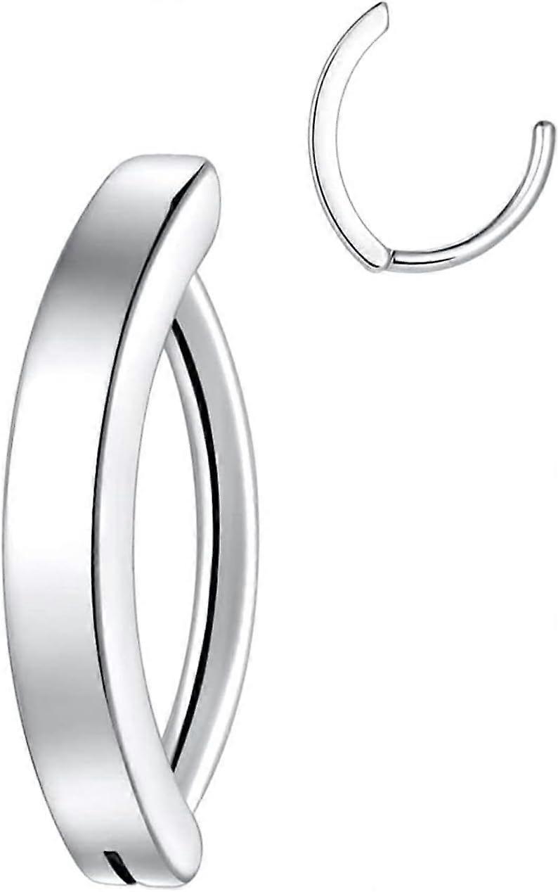 G23 Titanium Silver/Gold Navel Ring 14G/16G Clicker Belly Button Ring