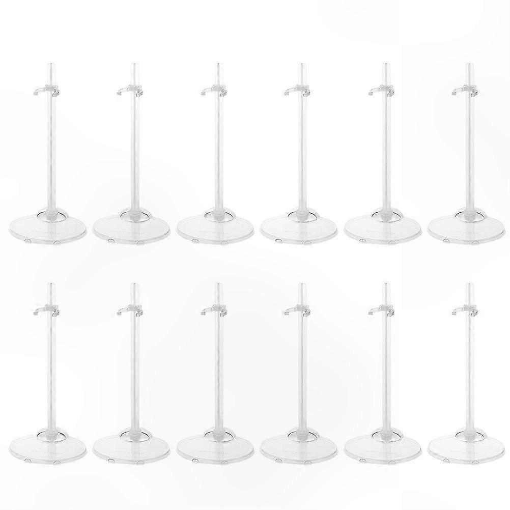 Transparent Doll Display Stands for Collection Showcase