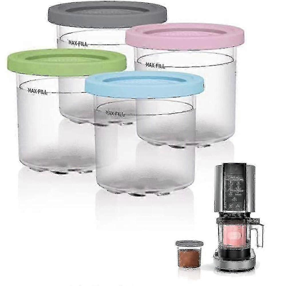 For Ninja Creami For Ninja Creami Ice Cream Containers With Lids Ice Cream Pints Cupfor Ninja