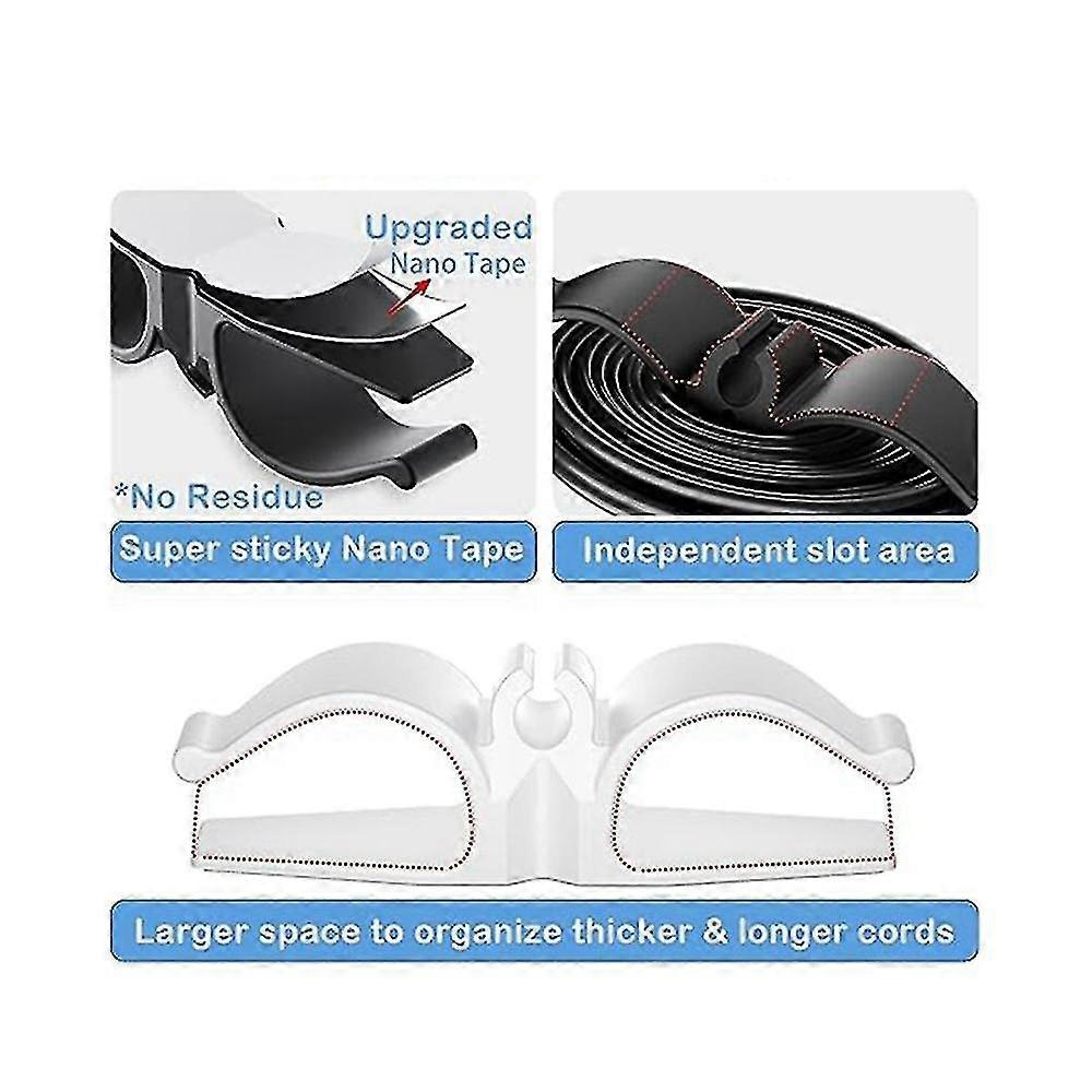 Cord Organizer, Power Cord Clip, Wall-mounted Plug Cord, Charging C...