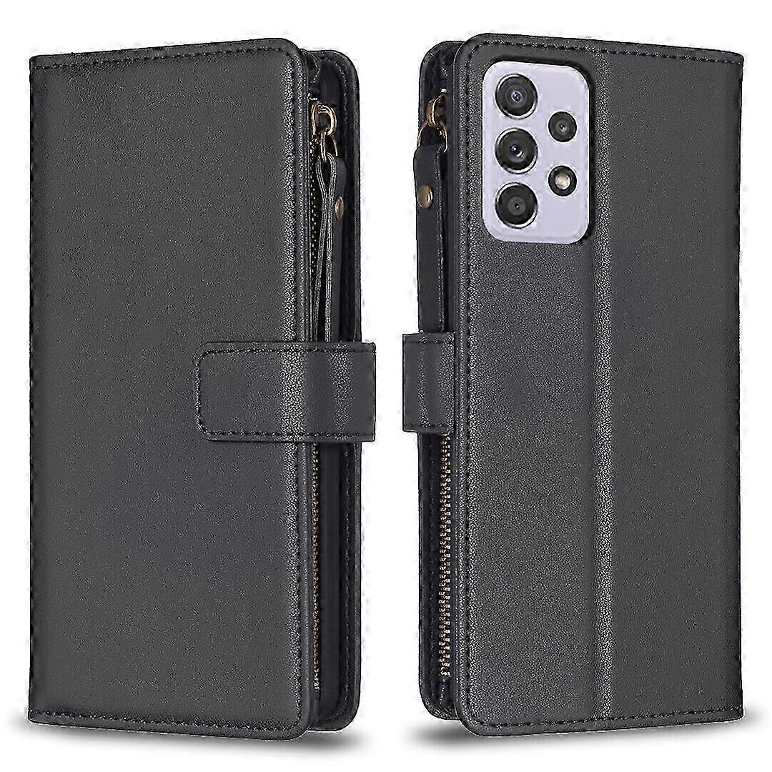 Case for Samsung Galaxy A52S 5G Zipper Cover Leather Wallet with Ca...