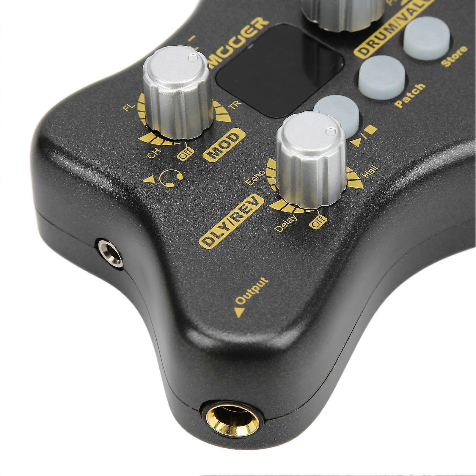 Guitar Effects Pedal Multi-Effects Processor Delay Reverb Distortion Instrument Accessory EU Plug 100-240V