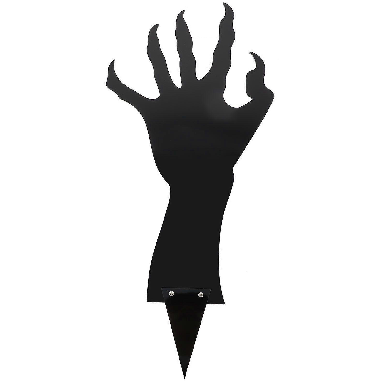 Yard Ghost Hand Decor Halloween Ground Inserted Sign Lawn Ghost Hand Adorn