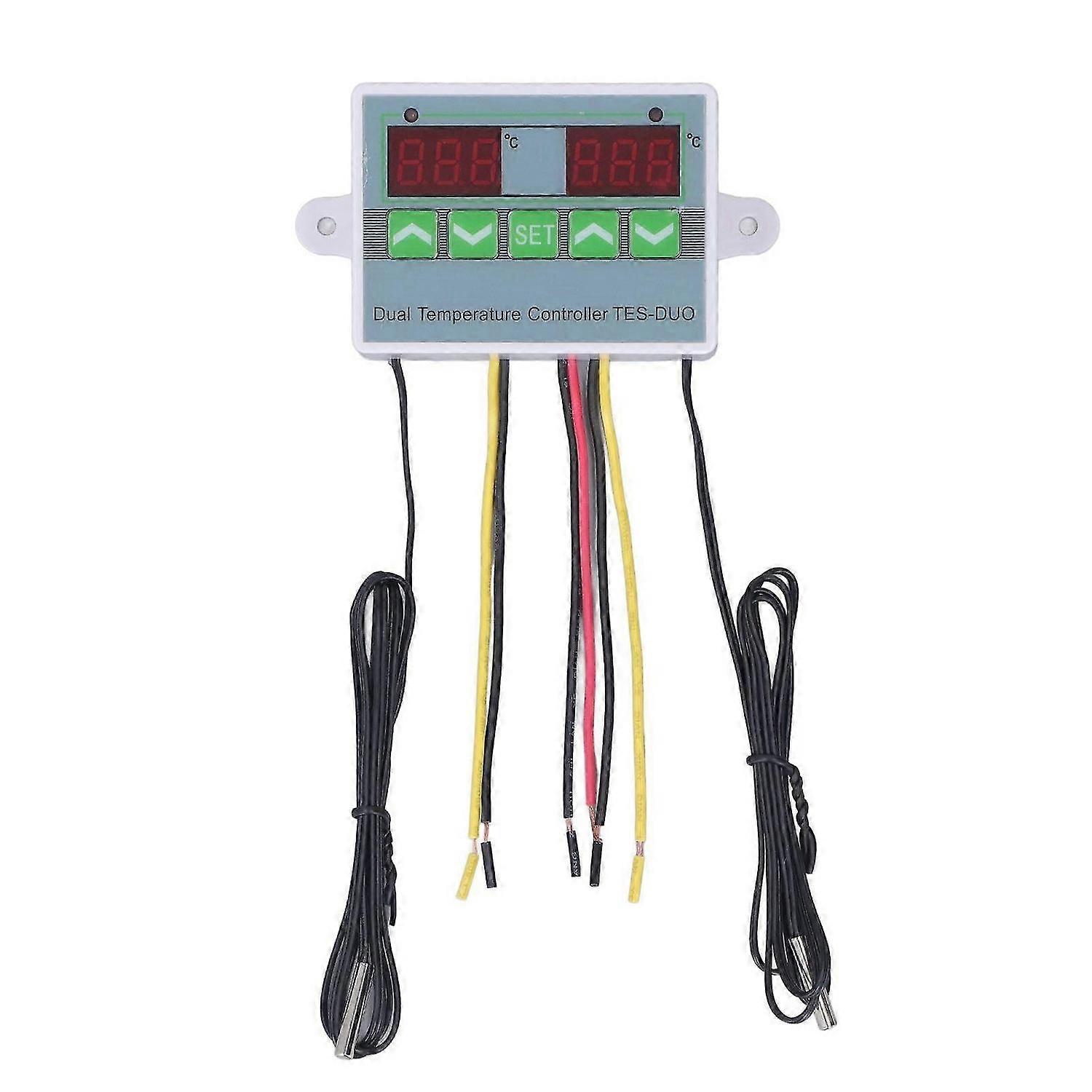 2025 Latest Model Dual Temperature Controller Waterproof Digital Thermostat