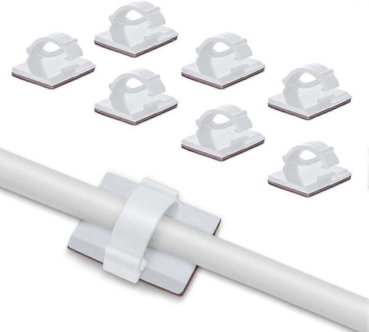 Adjustable Adhesive Cable Clips for Fiber Optic Cable Management, Wire and Cord