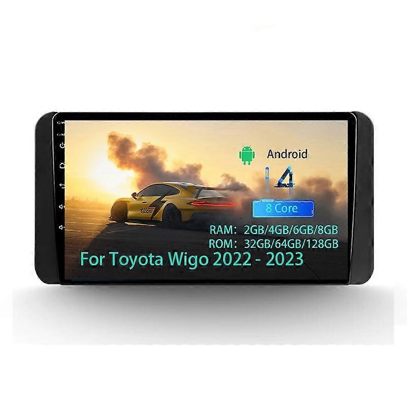 Android Carplay For Toyota Wigo 2022-2023 Player Car Radio DSP 5G WIFI Auto 2din Stereo Multimedia