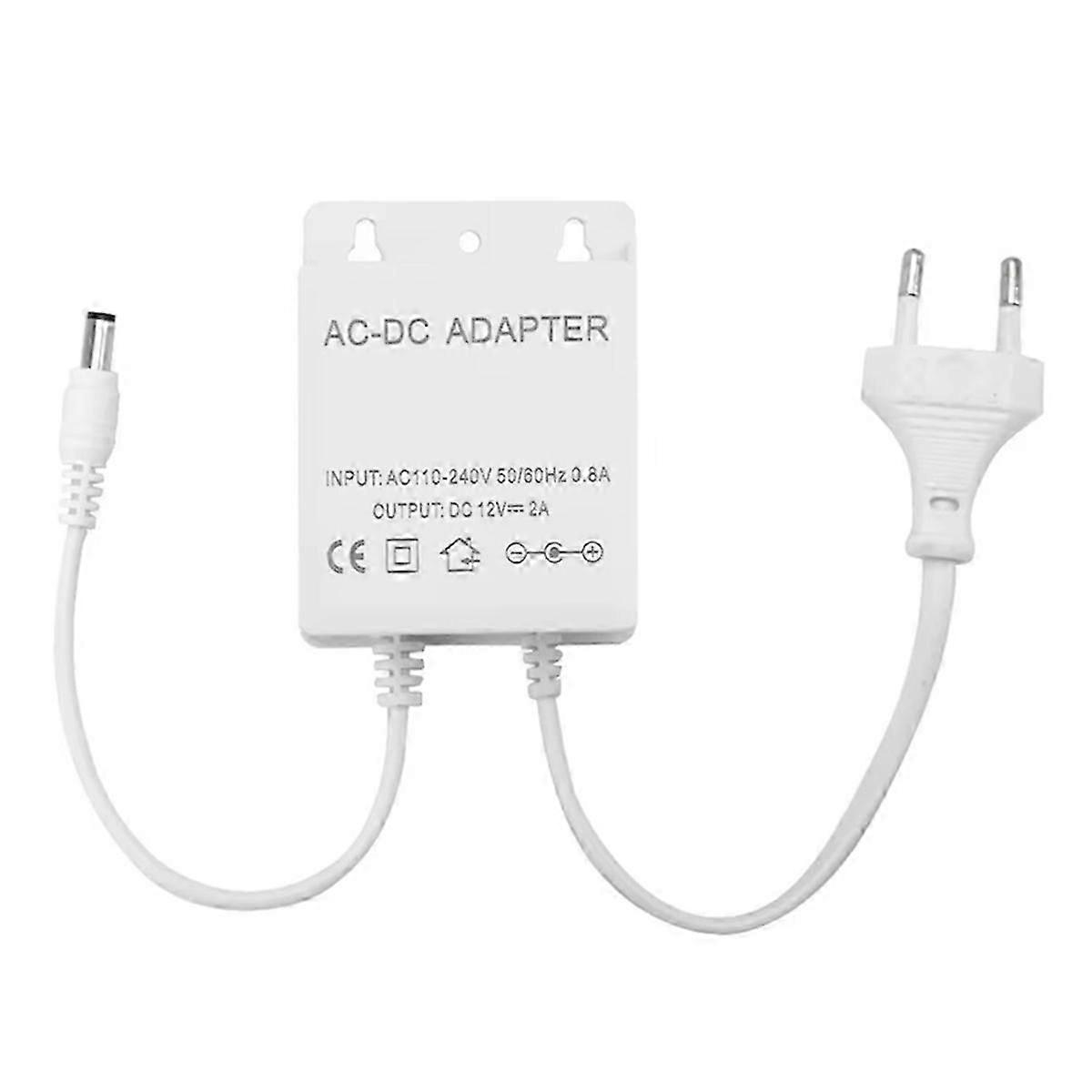 AC 110-240V Input DC 12V Output Supply Waterproof Charger compatible CCTV Security AHD Analog Ip Camera