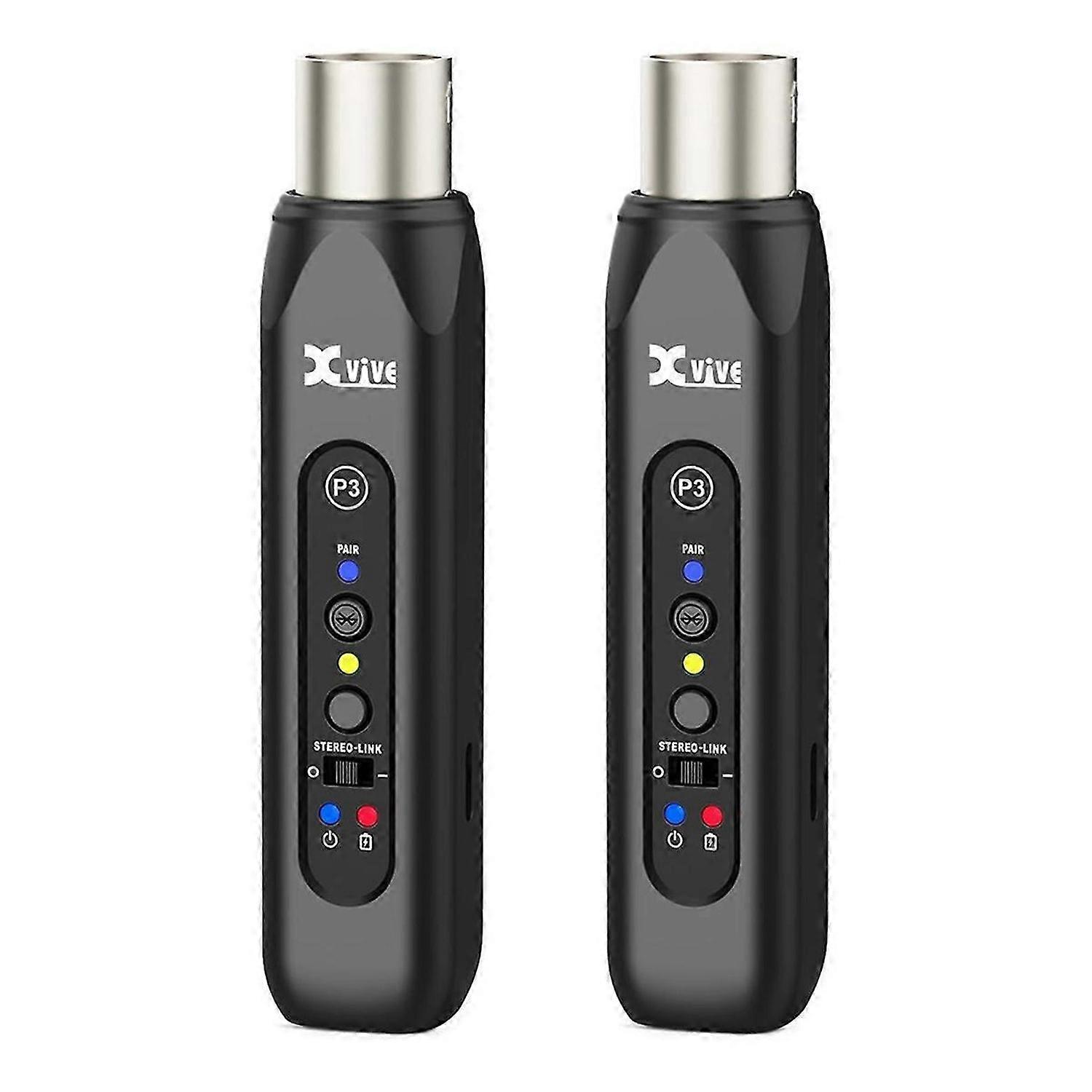 Xvive P3D Wireless XLR Bluetooth Receiver Bluetooth Audio Receiver for Mixer, Active PA Systems,DJ S