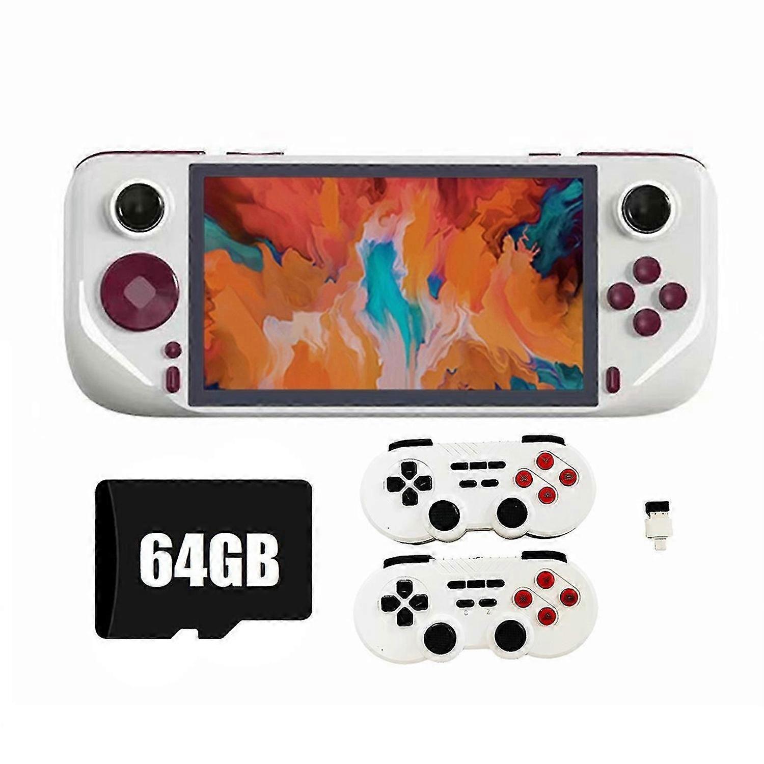 E6 Plus draagbare spelcomputer + 2x controller 64G + 15000 games A