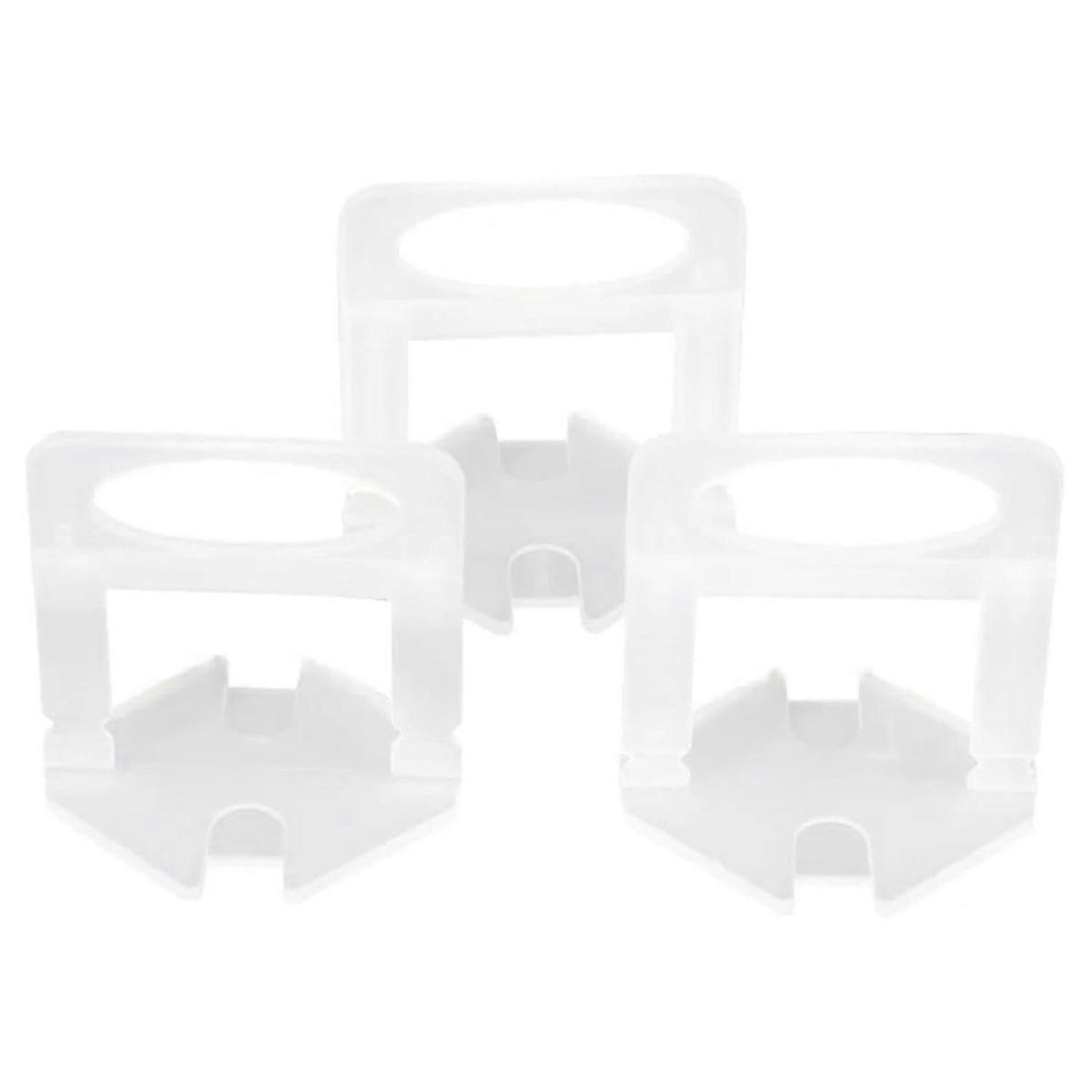 Tile Leveling System Clips - DIY Tiles Leveler Spacers - Tile Leveling System for Tile Installation (1/8 Inch) (500Pcs)