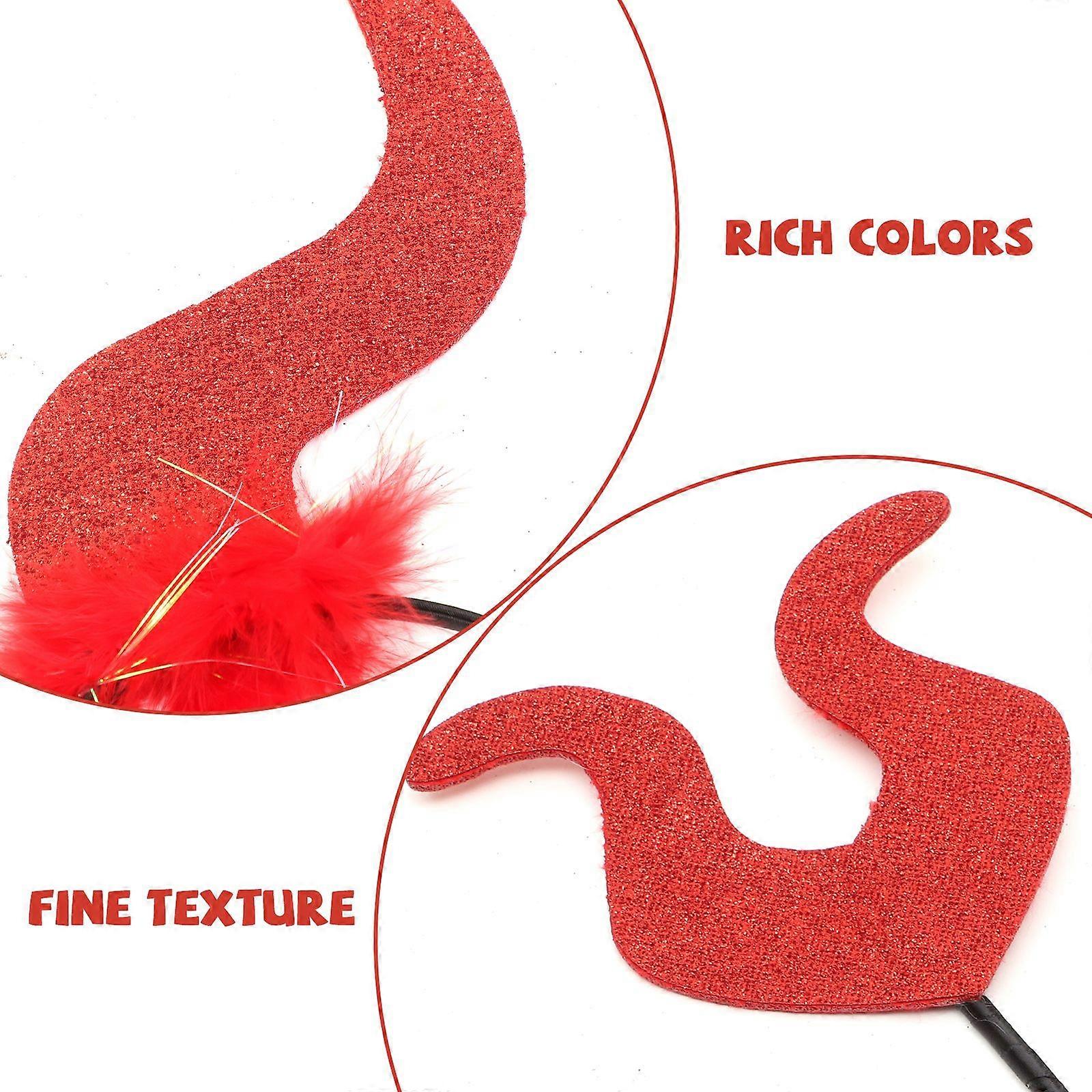 1 Set van Cosplay Devil kostuum Devil hoofdband Devil Stick Wing Cosplay Devil Prop accessoires