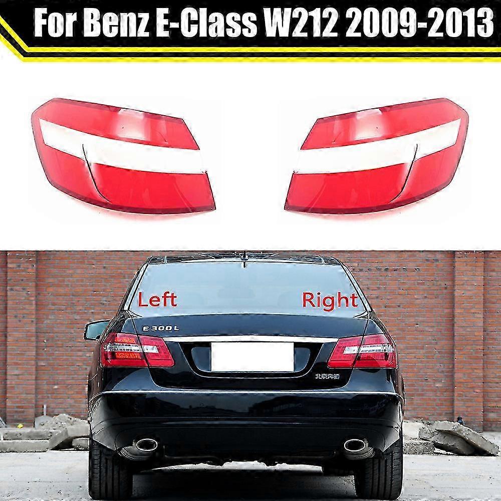 For To For Benz E-class W212 2009 2010 2011 2012 2013 Rear Taillight Shell Brake Lights Shell Replacement Auto Rear Shell Cover Mask
