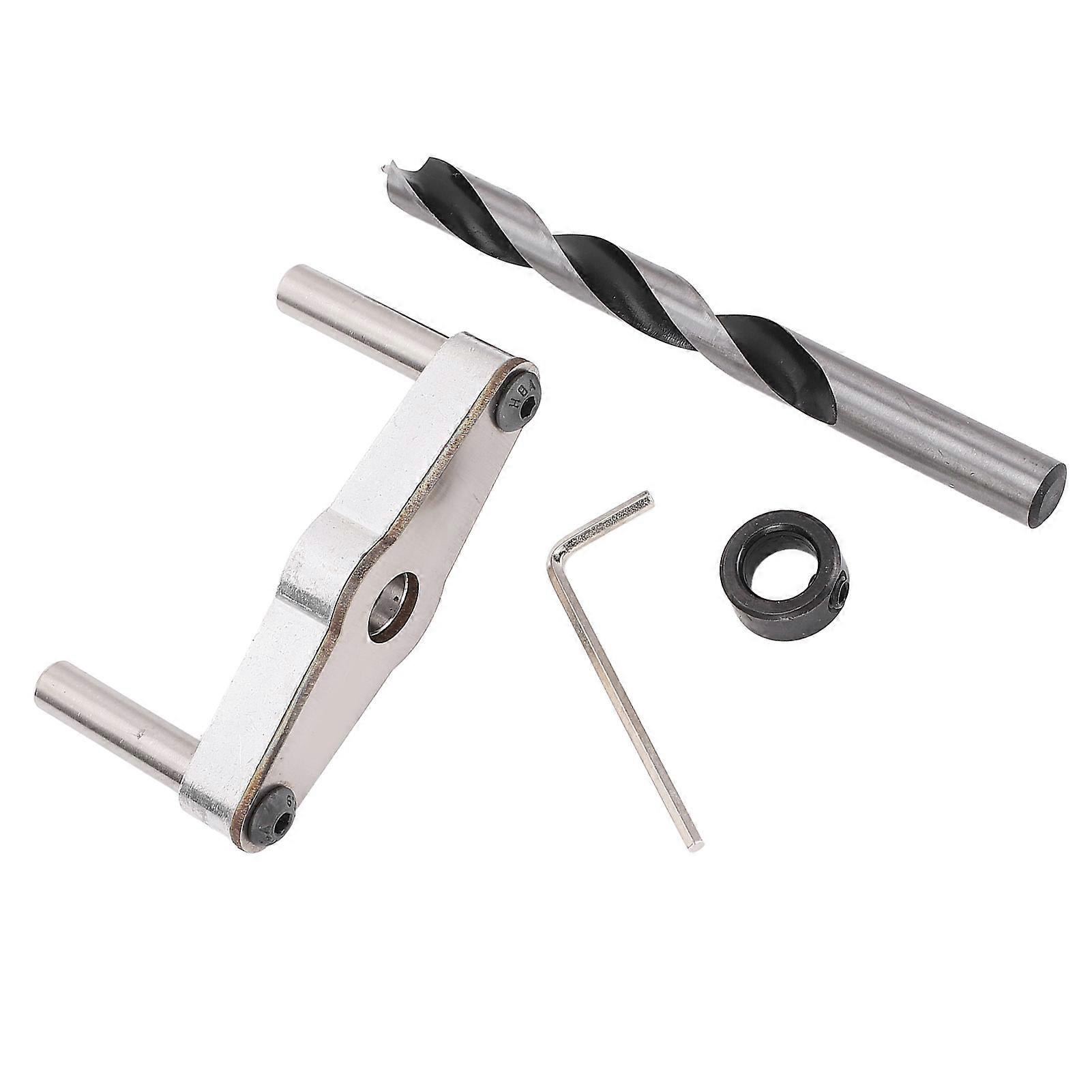 Dowel Jig Kit 0-60mm Clamp Range Self-Centering Drill Guide 10mm