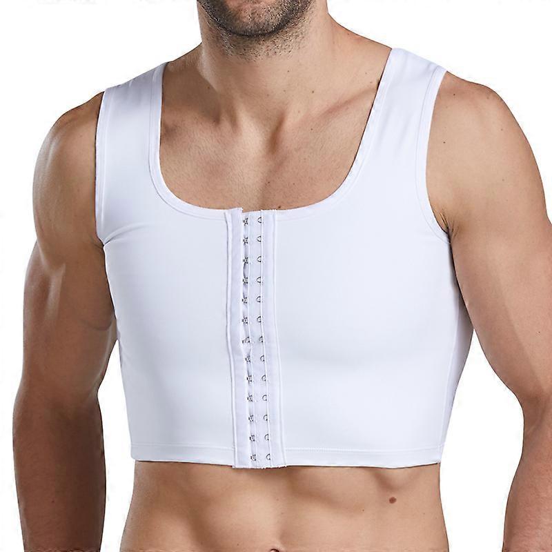 Gynecomastia Compression Vest for Men – Posture Corrector & Slimming Chest Shaper with Stomach Control