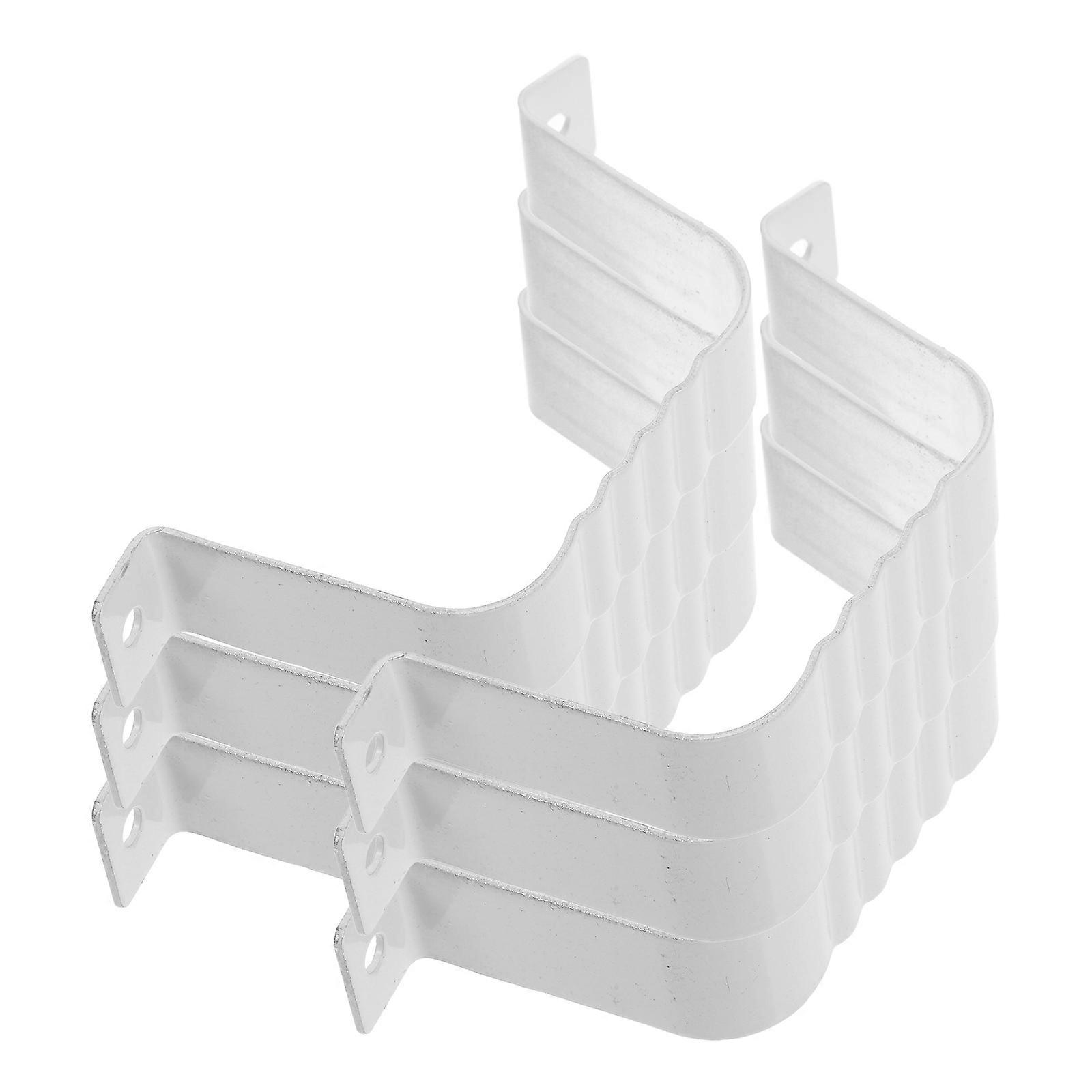 Gutter Straps Downspout Adapter for Outdoor Use 2Sets Aluminum Alloy
